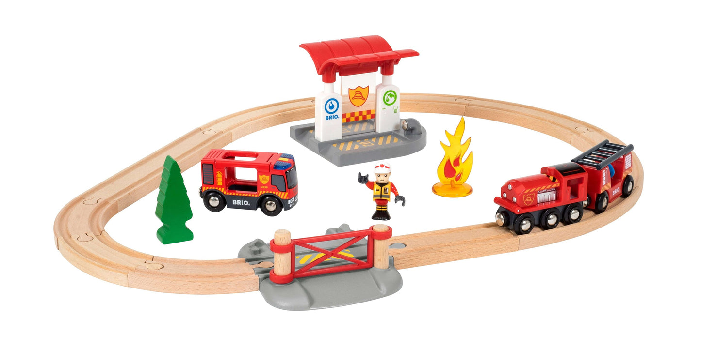 Firefighter Set 18 pieces | Brio