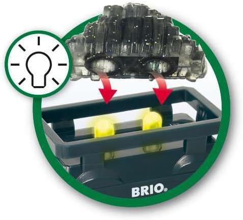 Light Up Gold Wagon 2 pieces | Brio