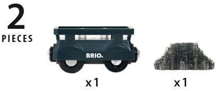 Light Up Gold Wagon 2 pieces | Brio