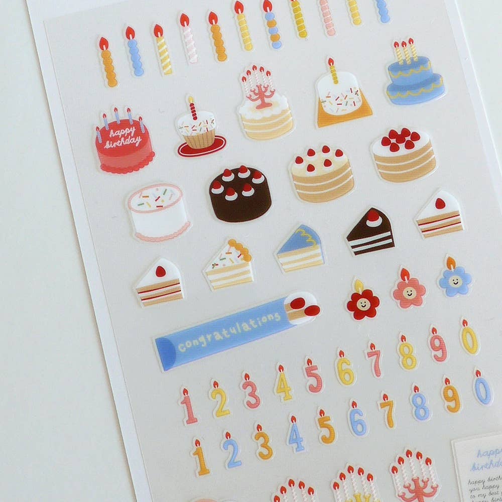 Cake is Here! Sticker | Suatelier Design