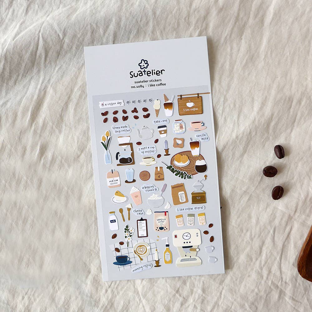 I Like Coffee Sticker | Suatelier Design