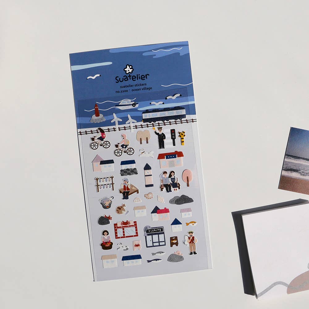 Ocean Village Sticker | Suatelier Design