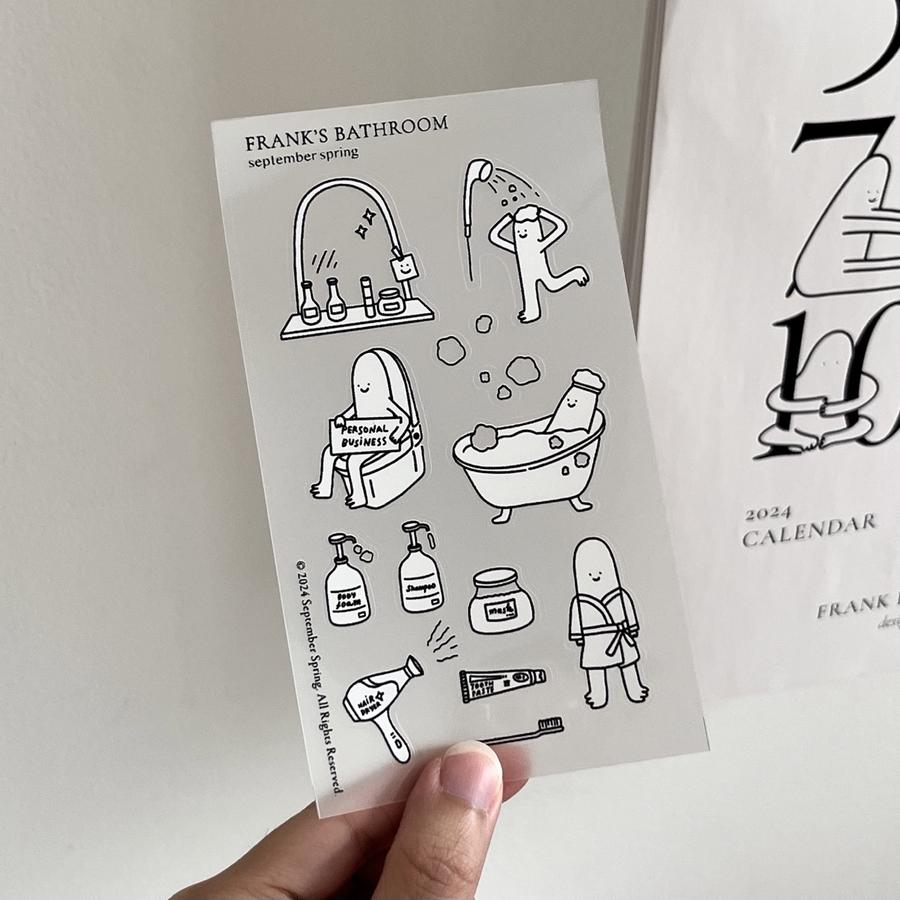 Frank's Bathroom - Stickers | September Spring