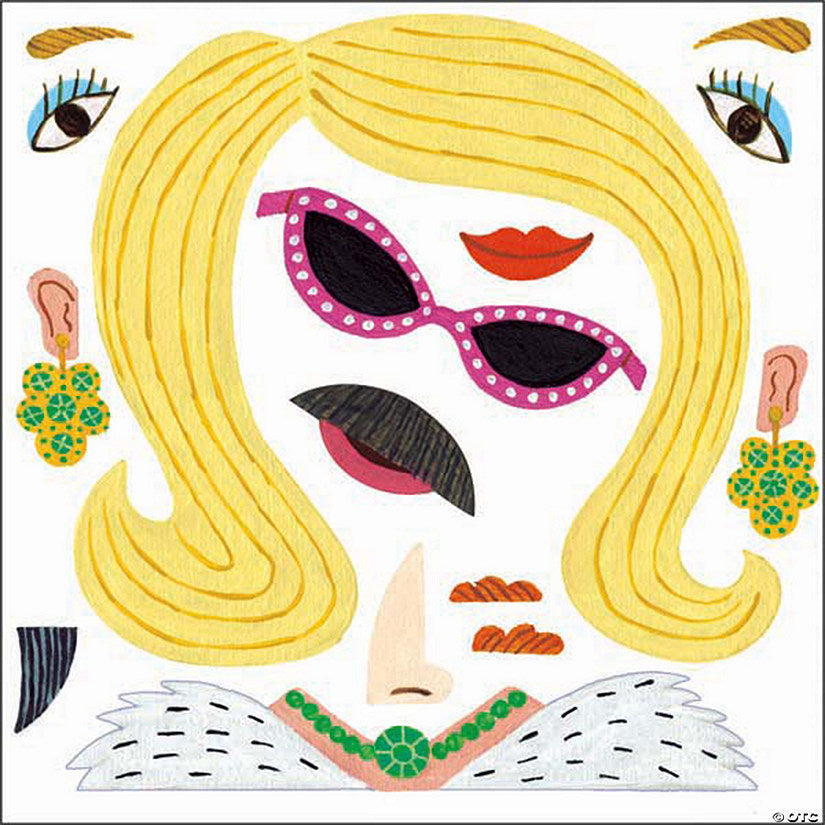 Reusable Stickers - Funny Faces