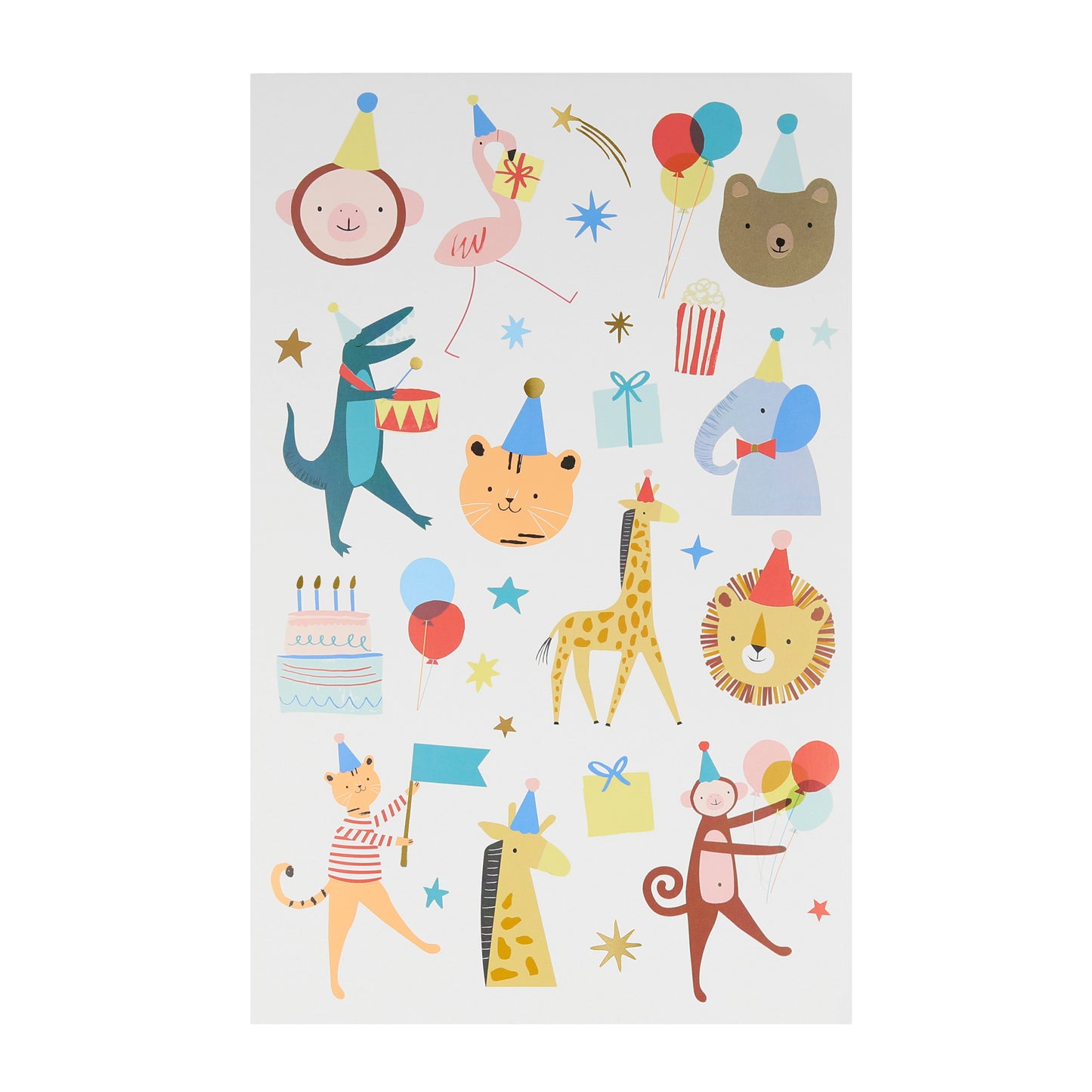 Animal Parade Tattoo Sheets