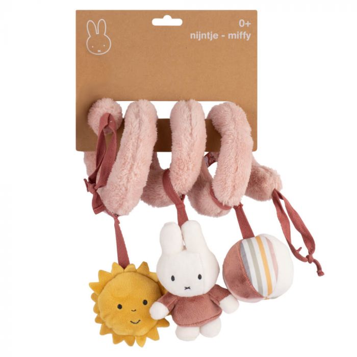 Fluffy Spiral Toy Pink | Miffy