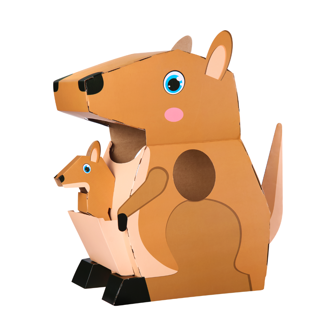 MIla the Kangaroo - 3D Reusable Cardboard Costume