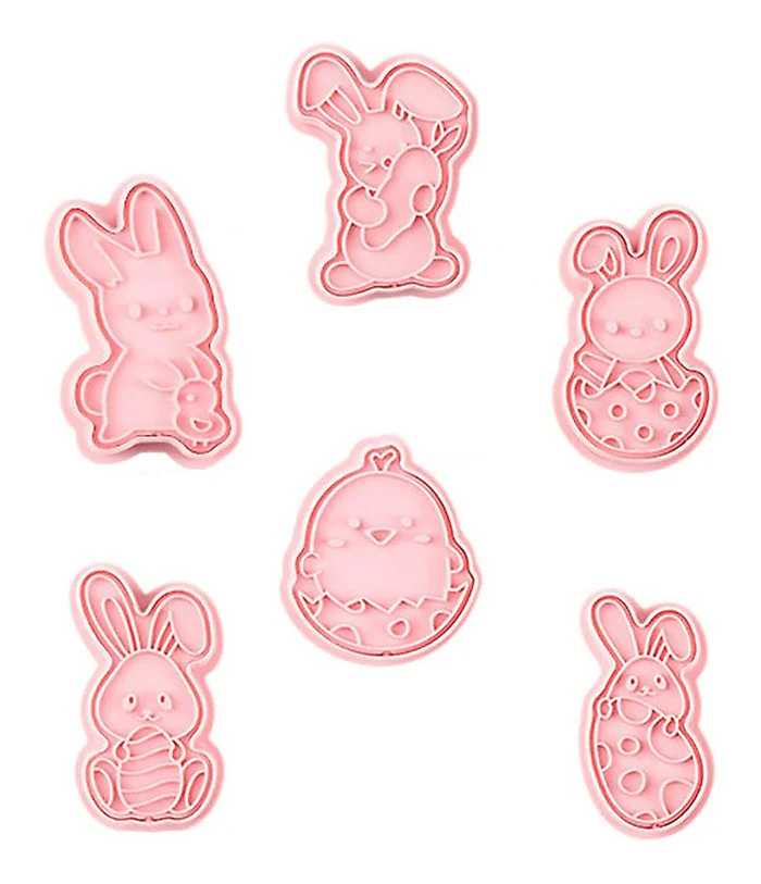 Easter Bunnies Cookie Shape and Stamp Set | Montessori Mates