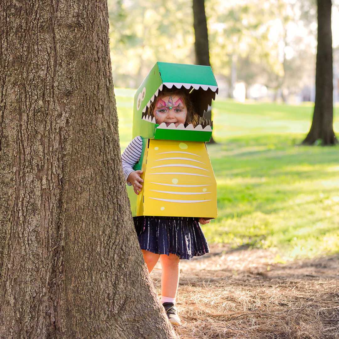 Rory the Trex - 3D Reusable Cardboard Costume