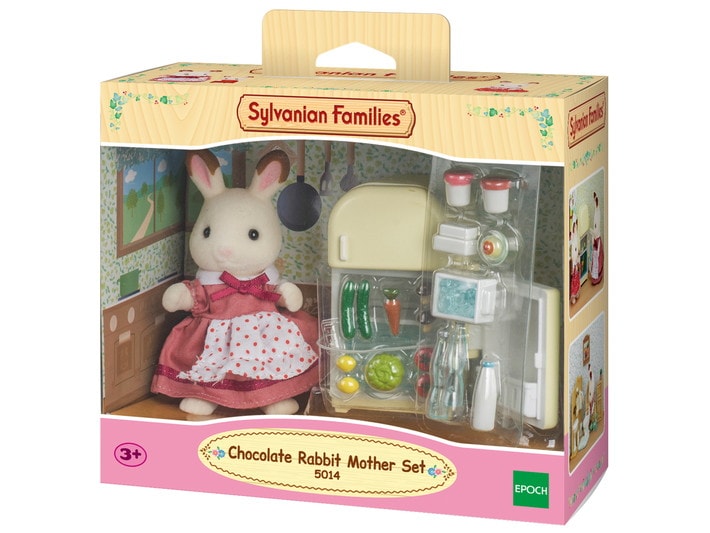 Chocolate Rabbit Mother Set | Sylvanian Families