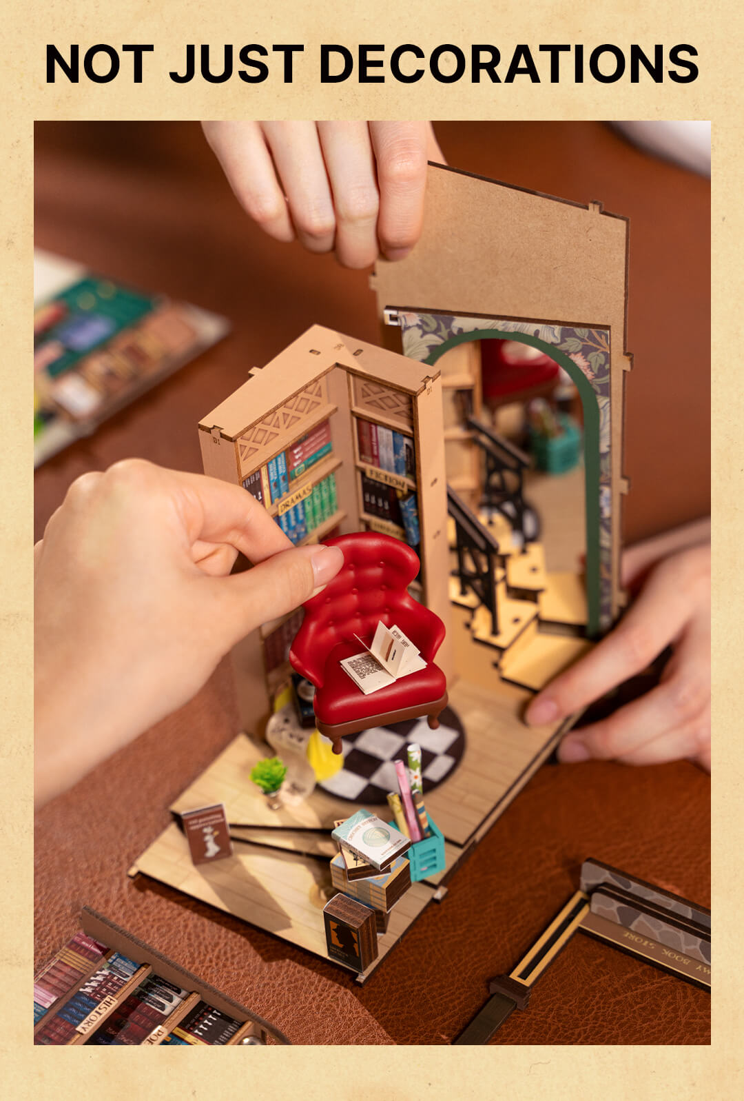Book Nook Shelf Insert - Bookstore | Rolife