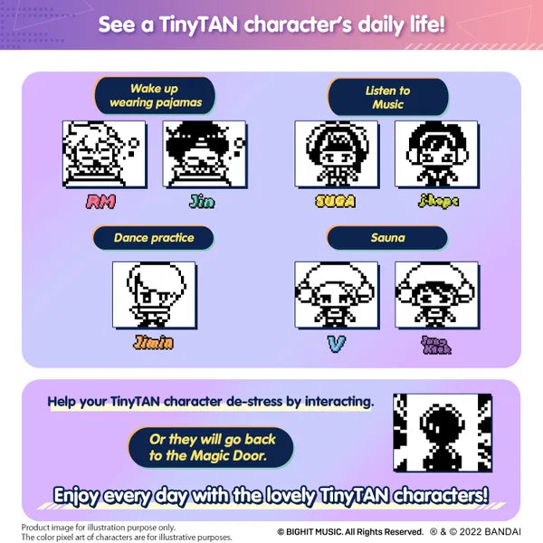 TinyTan Red | Tamagotchi