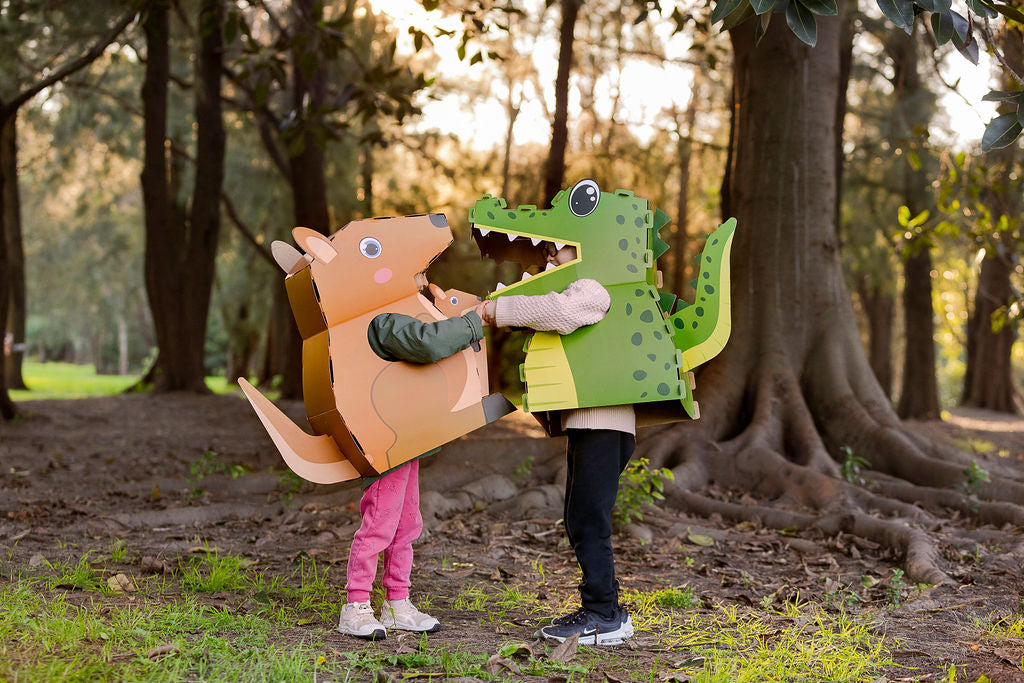 Billie The Crocodile - 3D Reusable Cardboard Costume