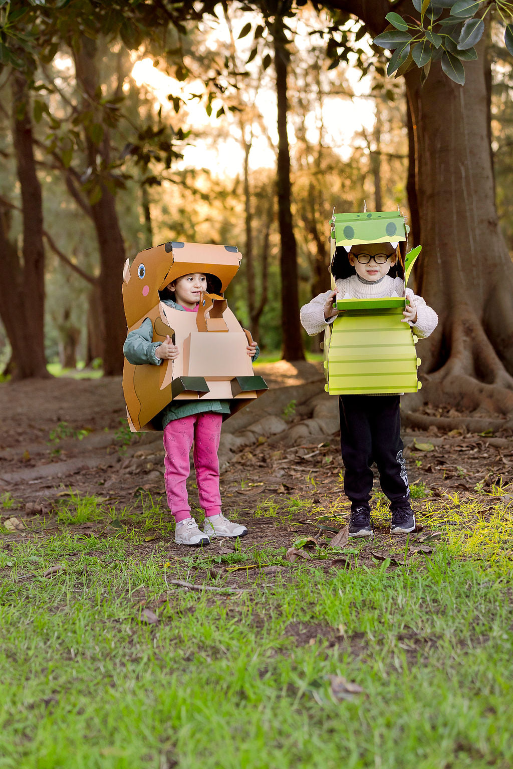 Billie The Crocodile - 3D Reusable Cardboard Costume