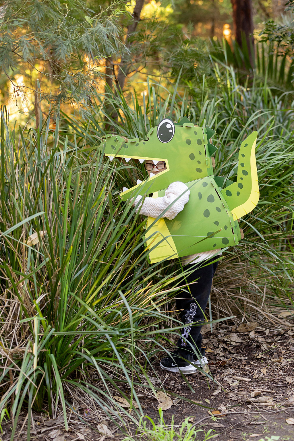 Billie The Crocodile - 3D Reusable Cardboard Costume
