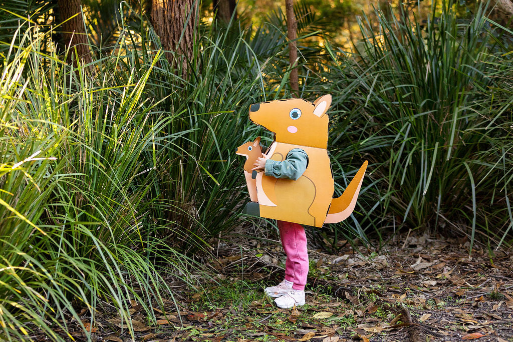 MIla the Kangaroo - 3D Reusable Cardboard Costume