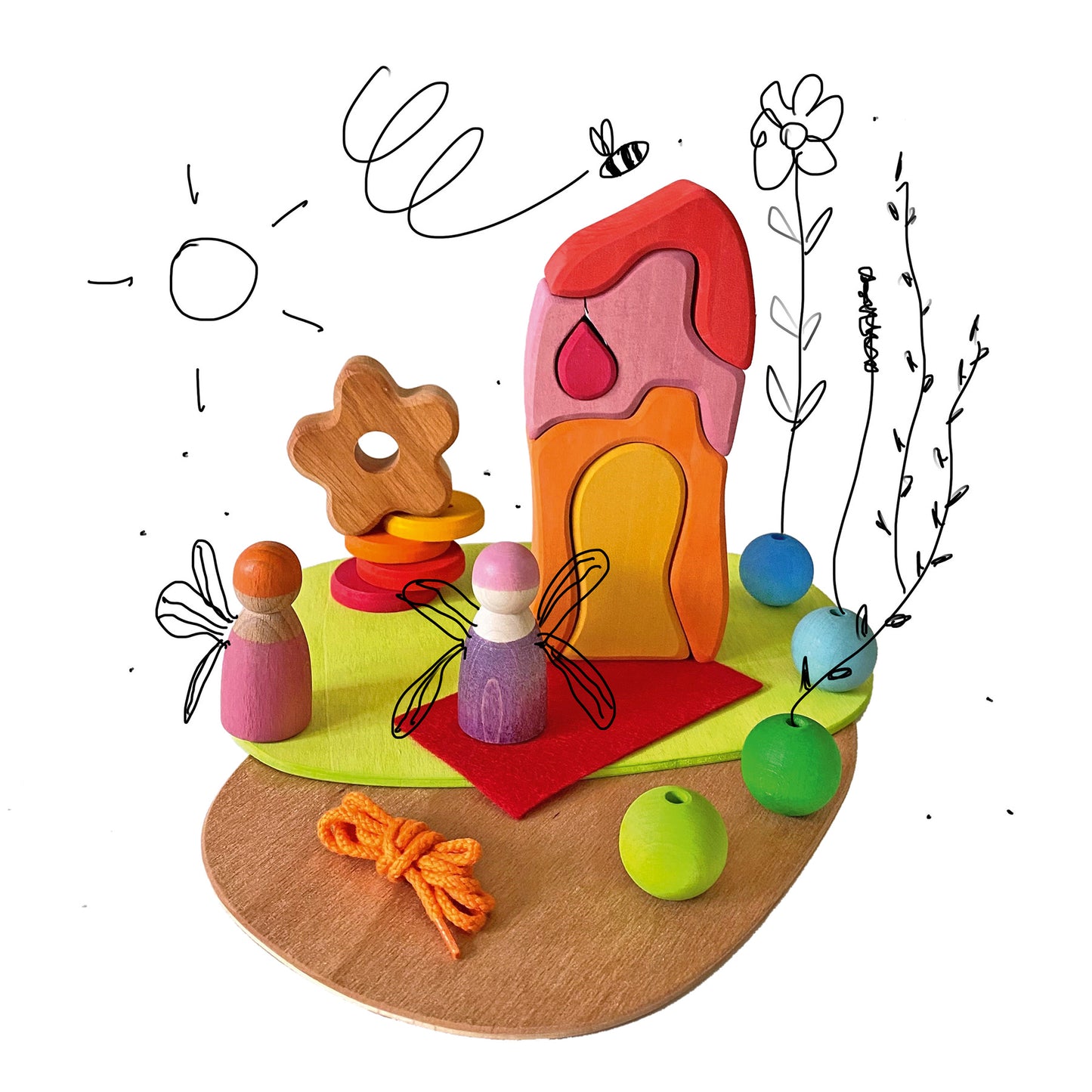 Small World Play By The Meadow
