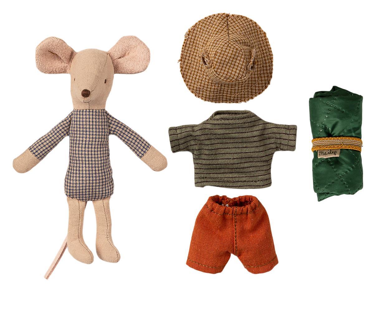 Hiker Mouse Big Brother | Maileg