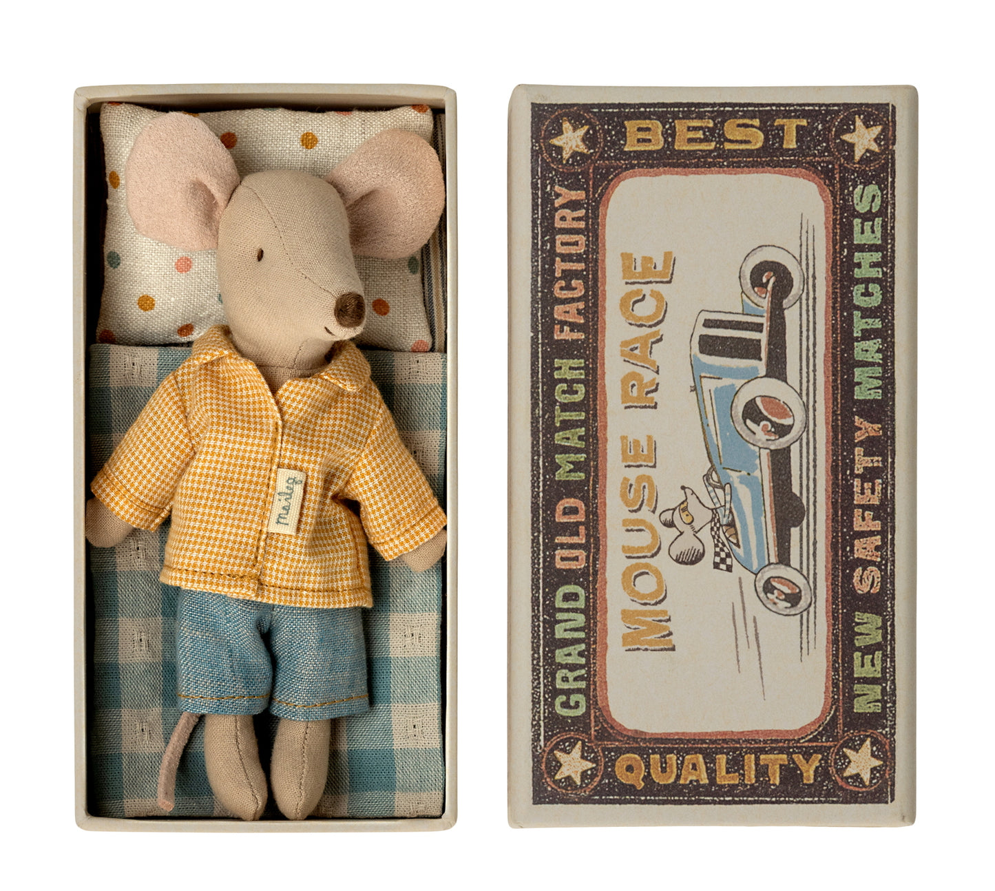 Big Brother Mouse in Matchbox | Maileg