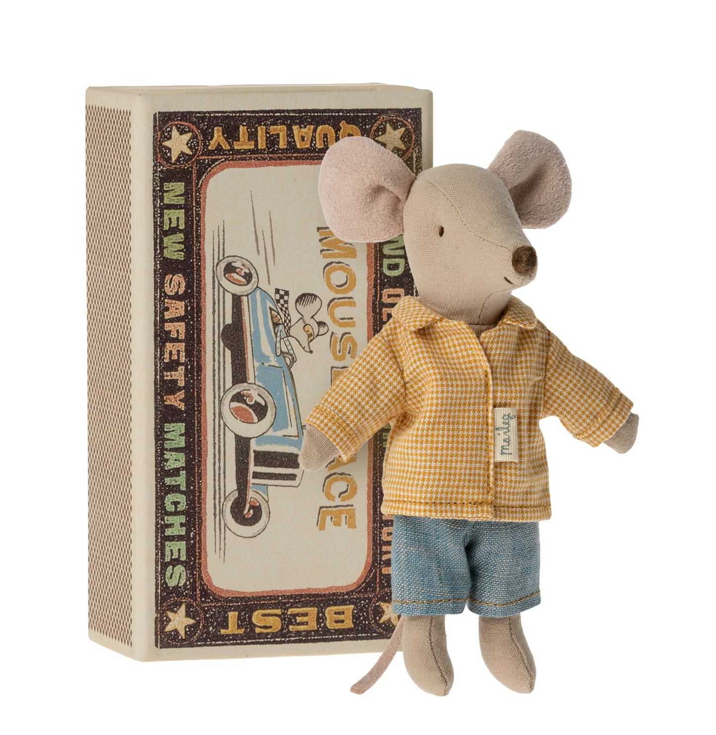 Big Brother Mouse in Matchbox | Maileg