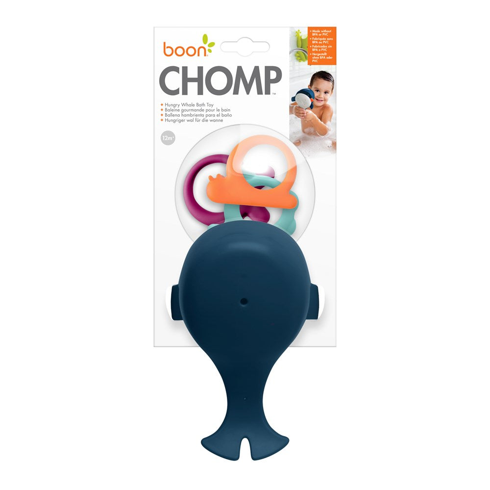 Chomp Hungry Whale Bath Toy - Navy