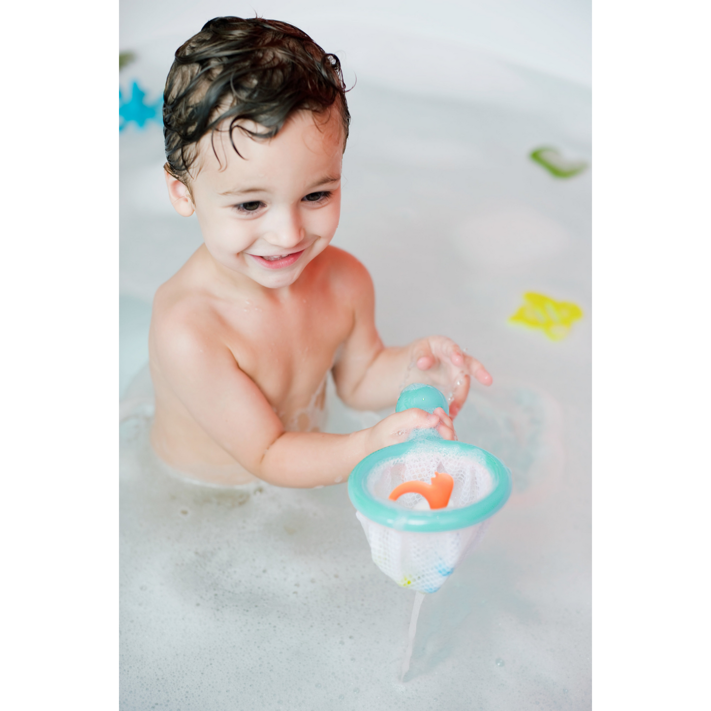Water Bugs Fishing Net with Bugs Bath Toys