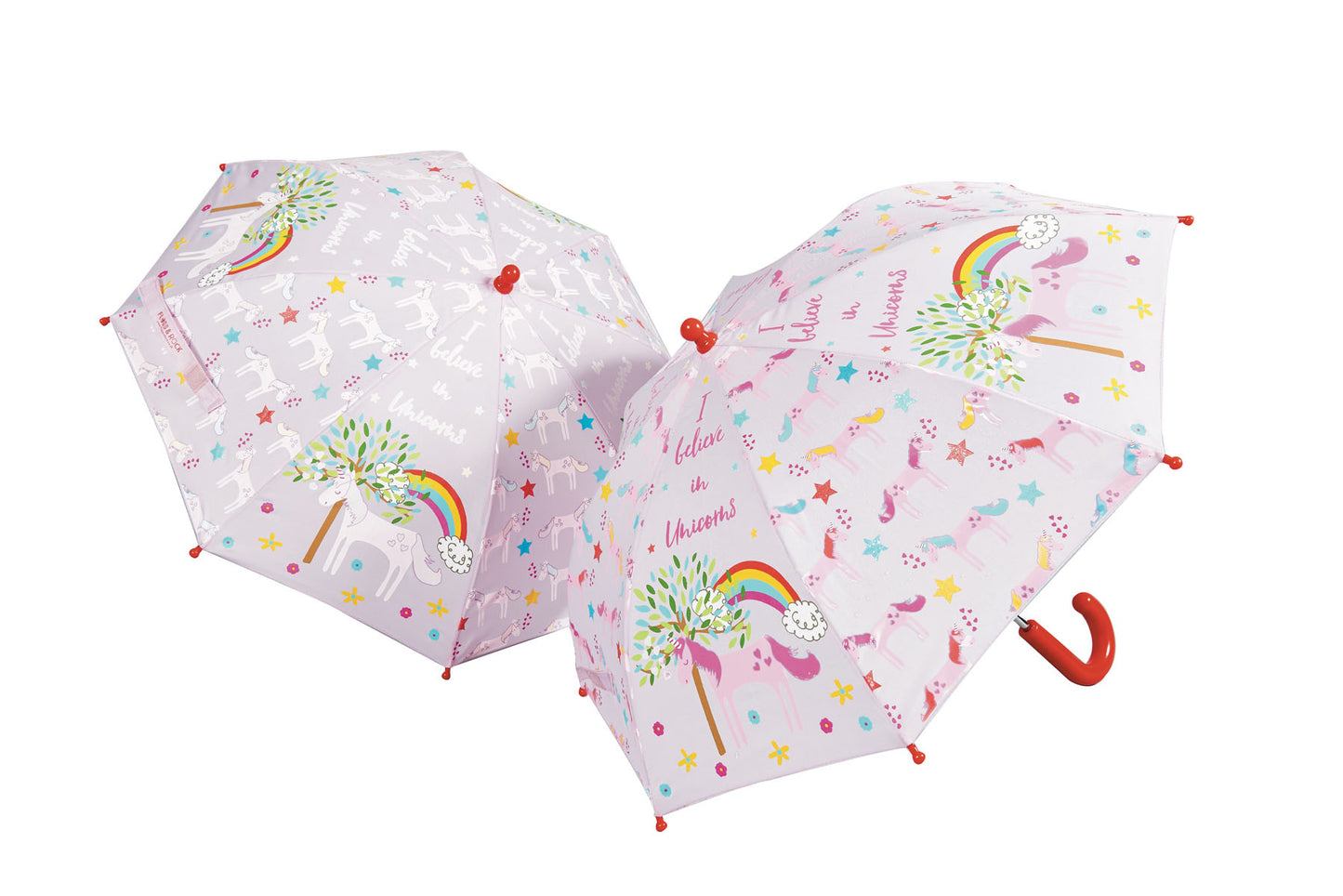 Colour Changing Umbrellas
