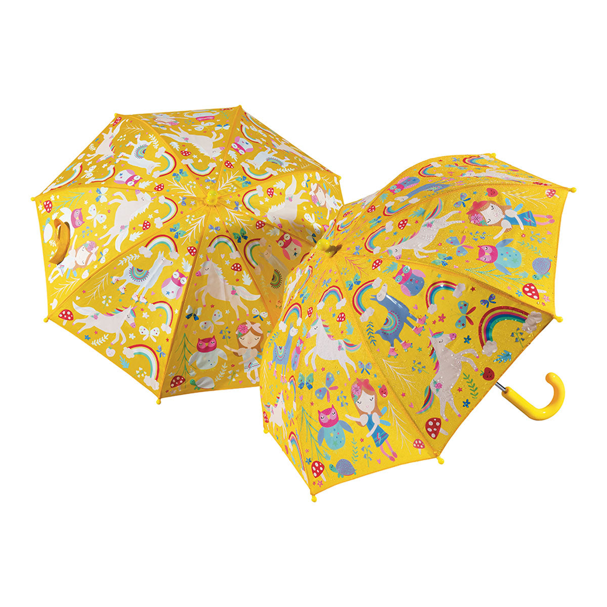 Colour Changing Umbrellas