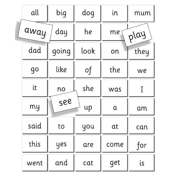 First Words Magnetic Chart - Reception Year