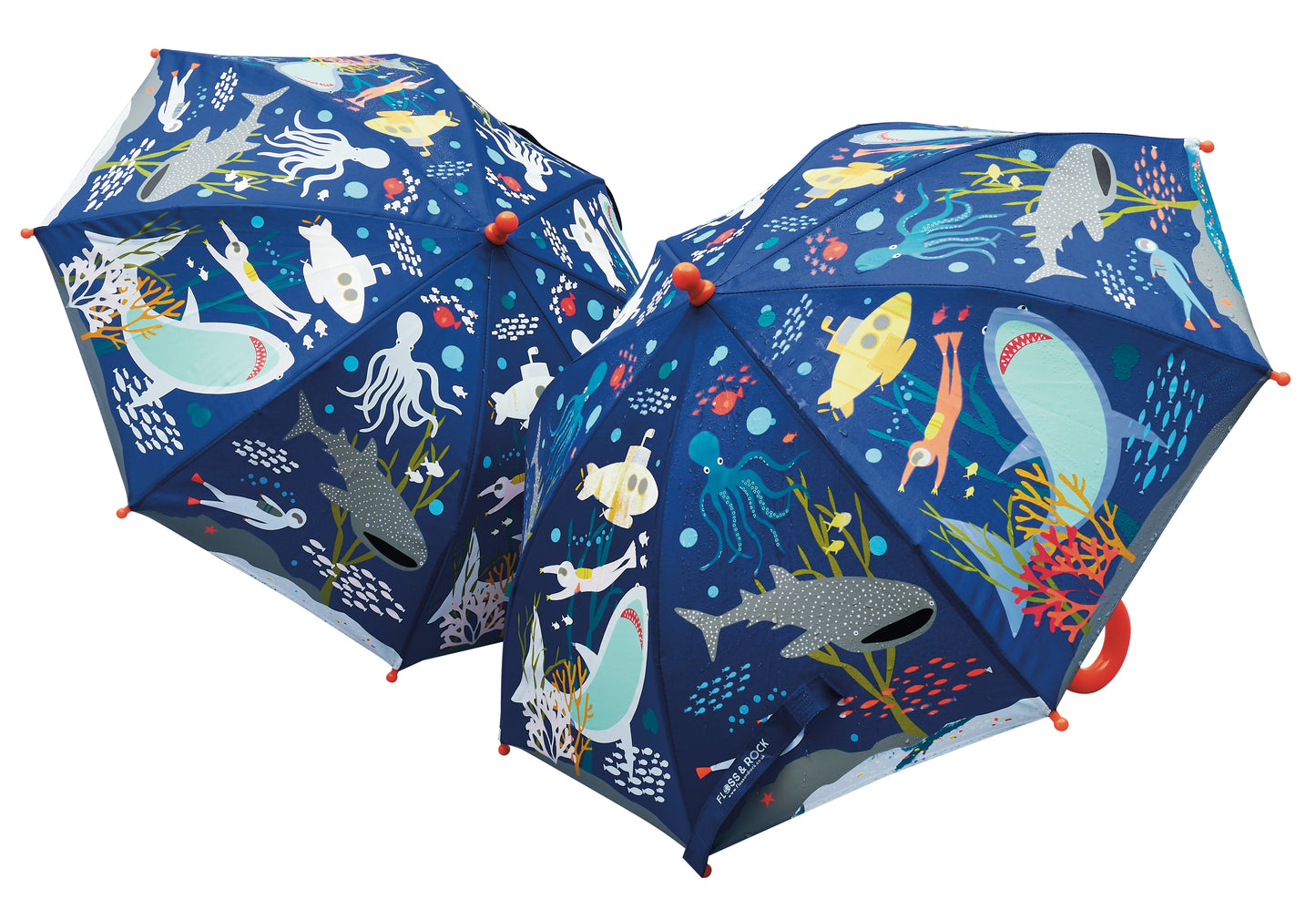 Colour Changing Umbrellas