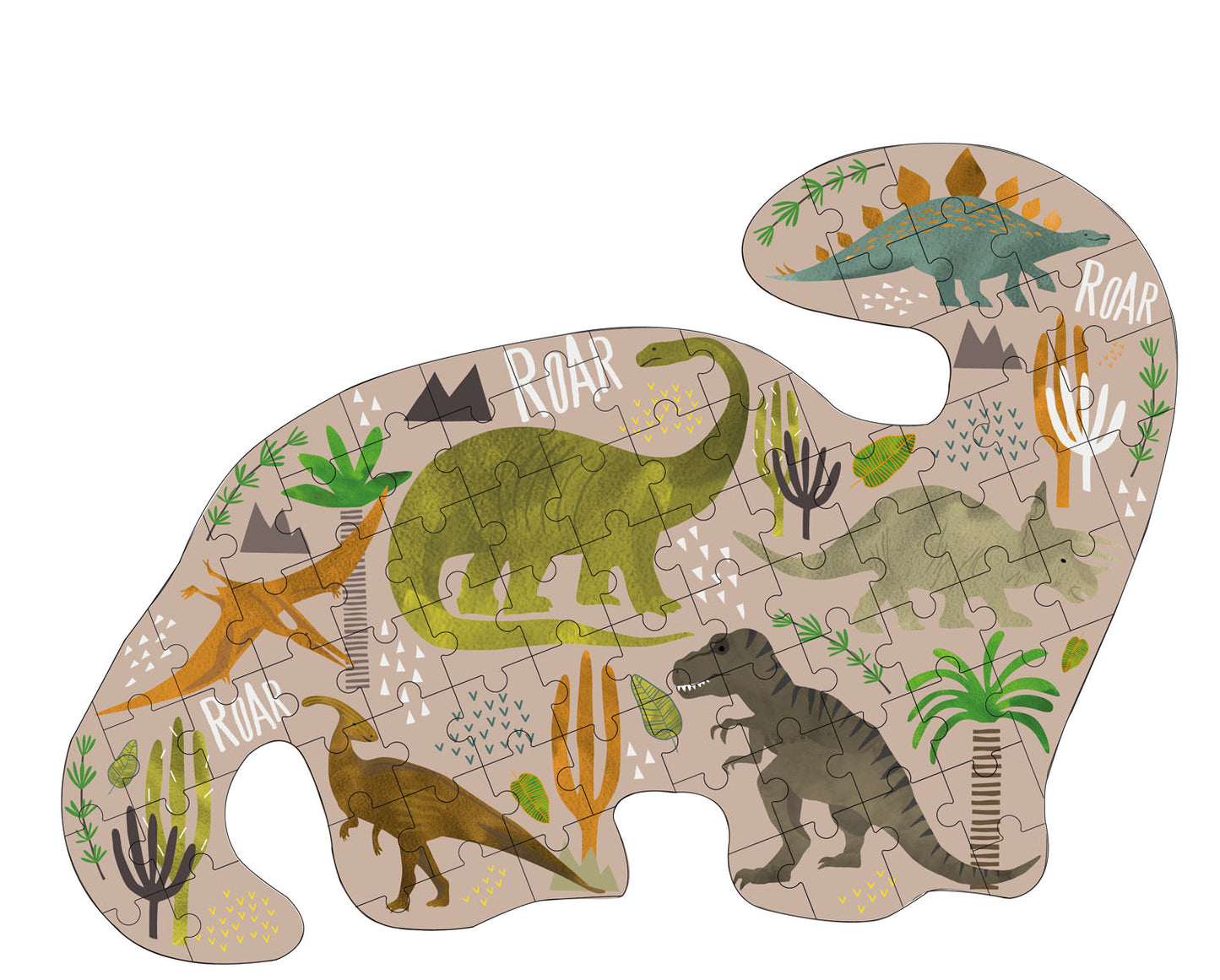 Dinosaur Jigsaw Puzzle - 80pc