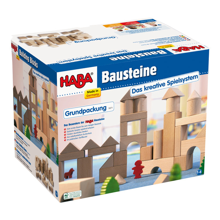 Haba Natural Building Blocks Starter Set | Tiny Paper Co. Afterpay Toy ...