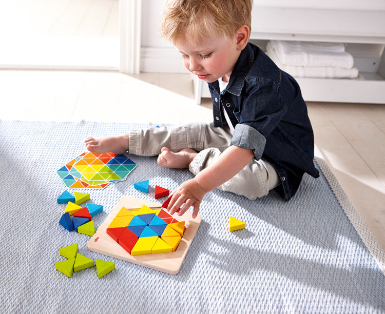Haba 3D Magical Pyramid Wooden Blocks