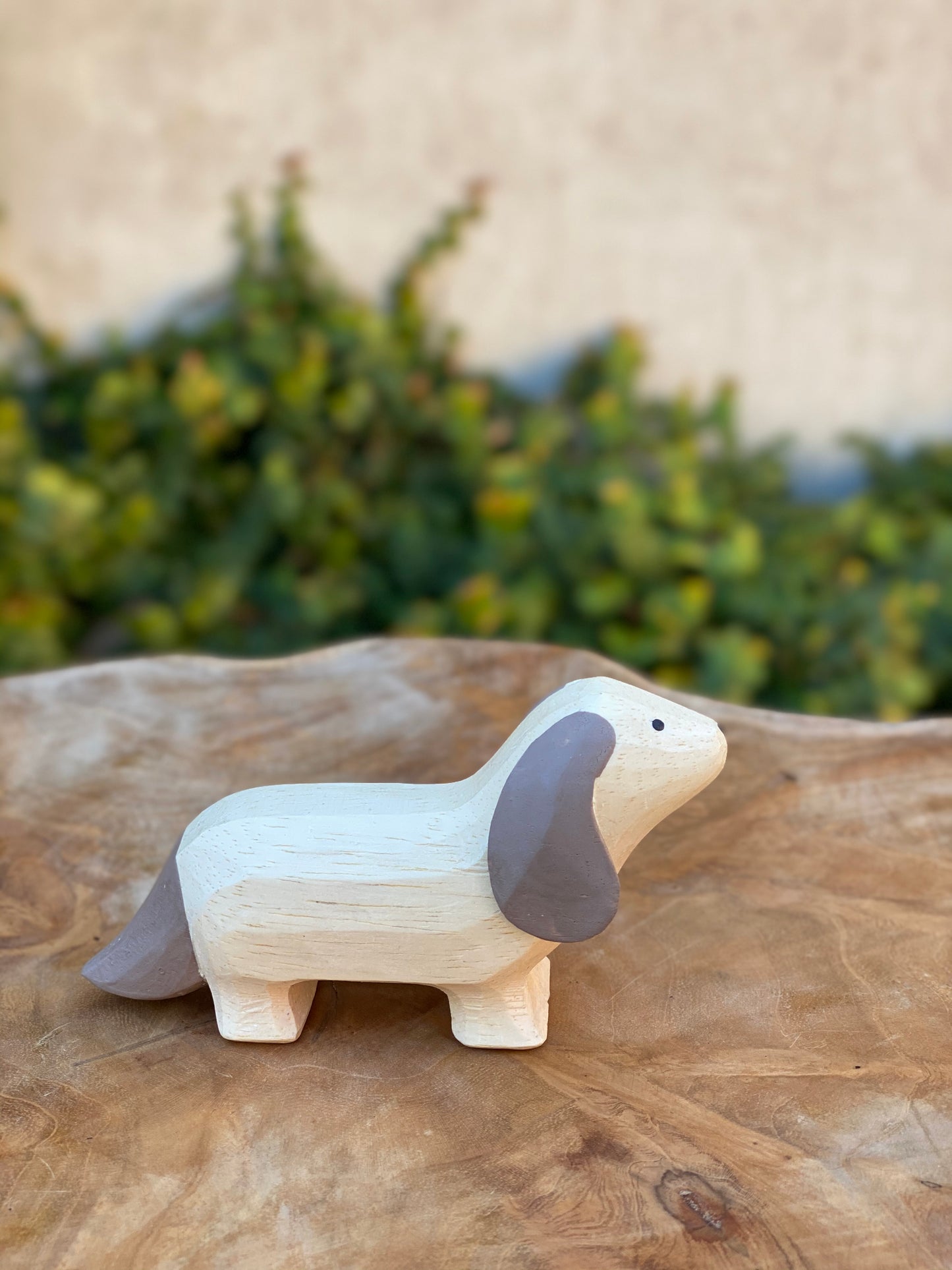 Hand Carved Wooden Dogs