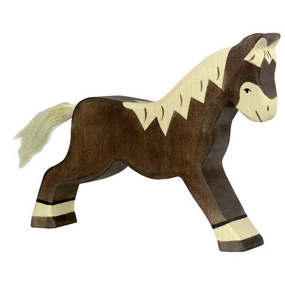 Holztiger Horse Brown Running