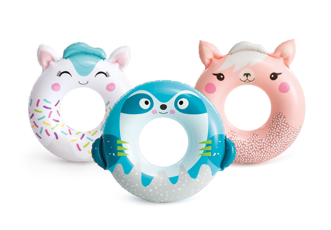 Kawaii Animal Pool Tubes - Swimming Floaties