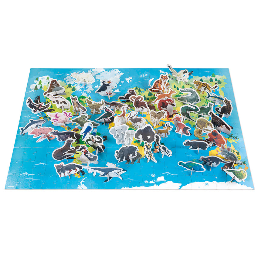 Educational Puzzles Endangered Animals