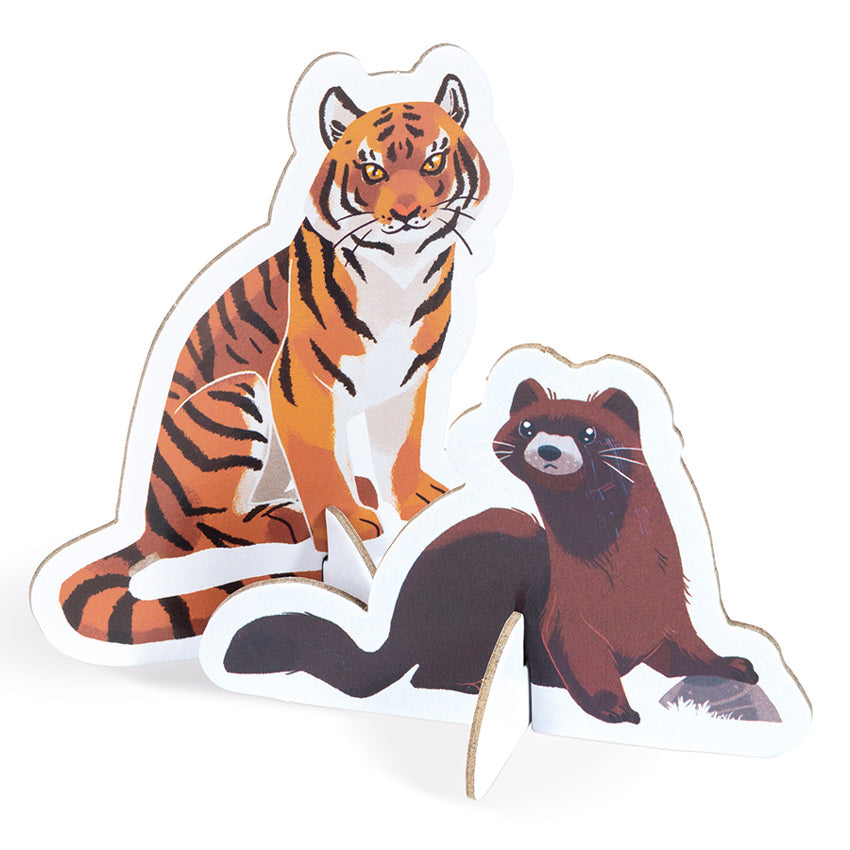 Educational Puzzles Endangered Animals