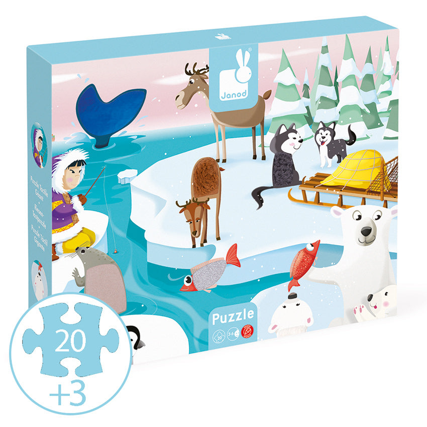 Tactile Puzzle - Ice 20pc