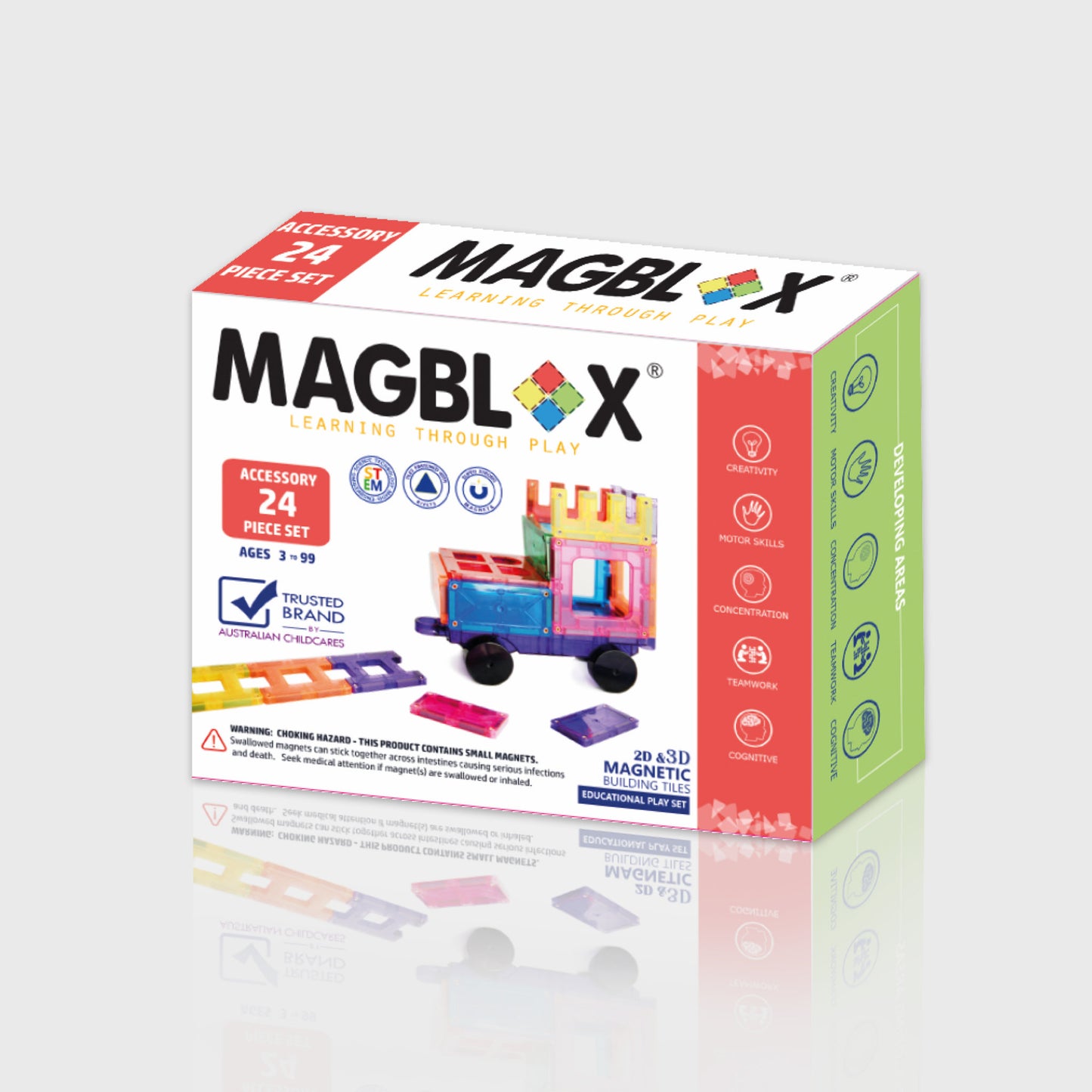 Magblox 24pcs Accessory Set