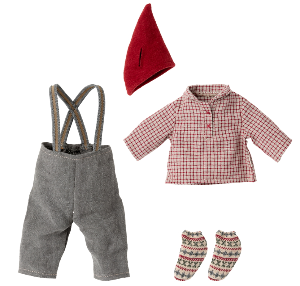 Christmas Clothes Mouse Boy Medium | Maileg