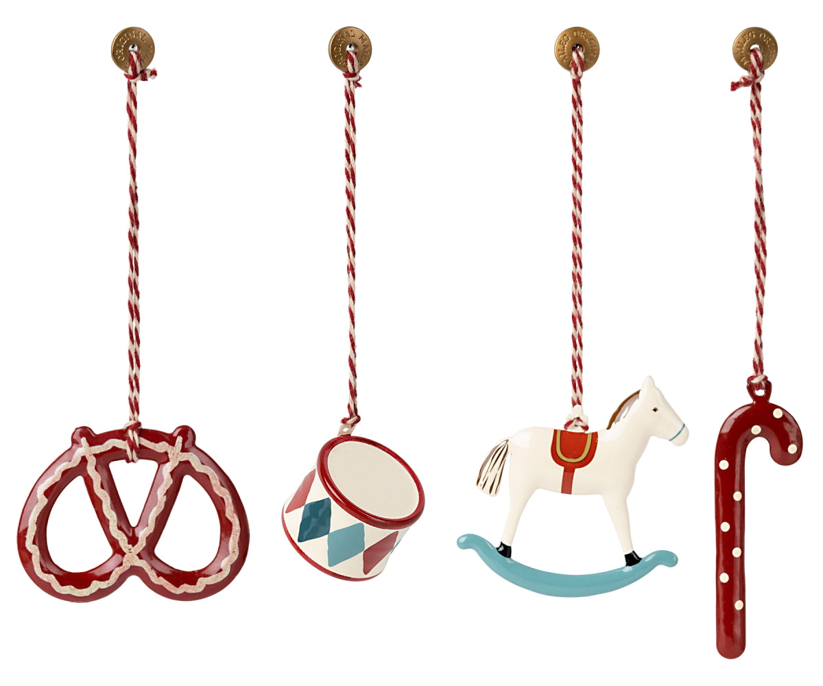 Metal Christmas Ornaments | Peters Set | Maileg
