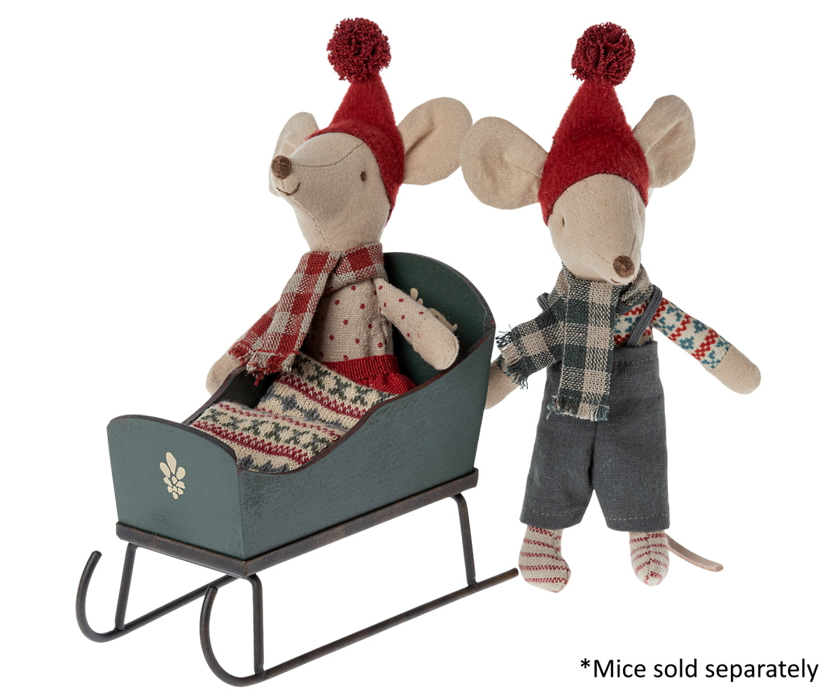 Sleigh for Mouse Green | Maileg