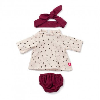 Miniland Sand Dress and Hairband Set 38cm