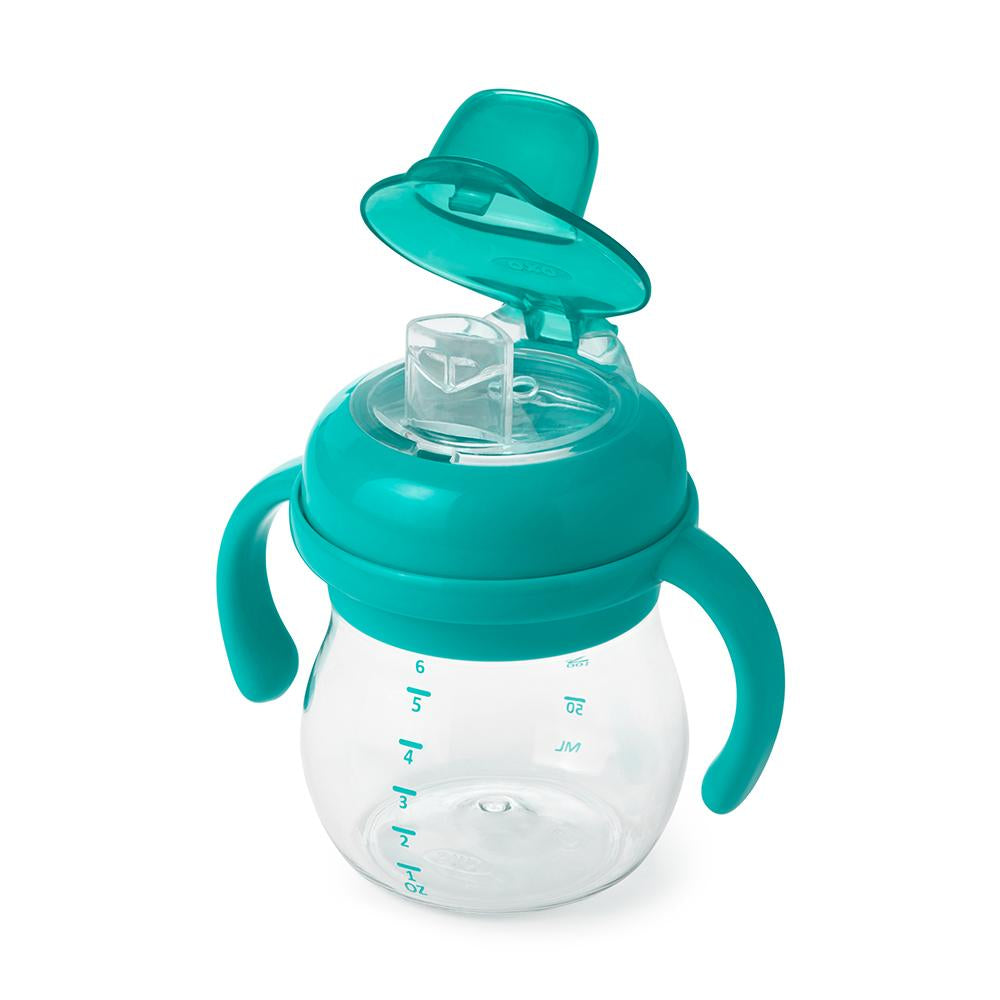 Soft Spout Sippy Cup (Pink and Teal)