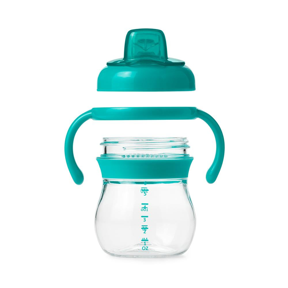 Soft Spout Sippy Cup (Pink and Teal)