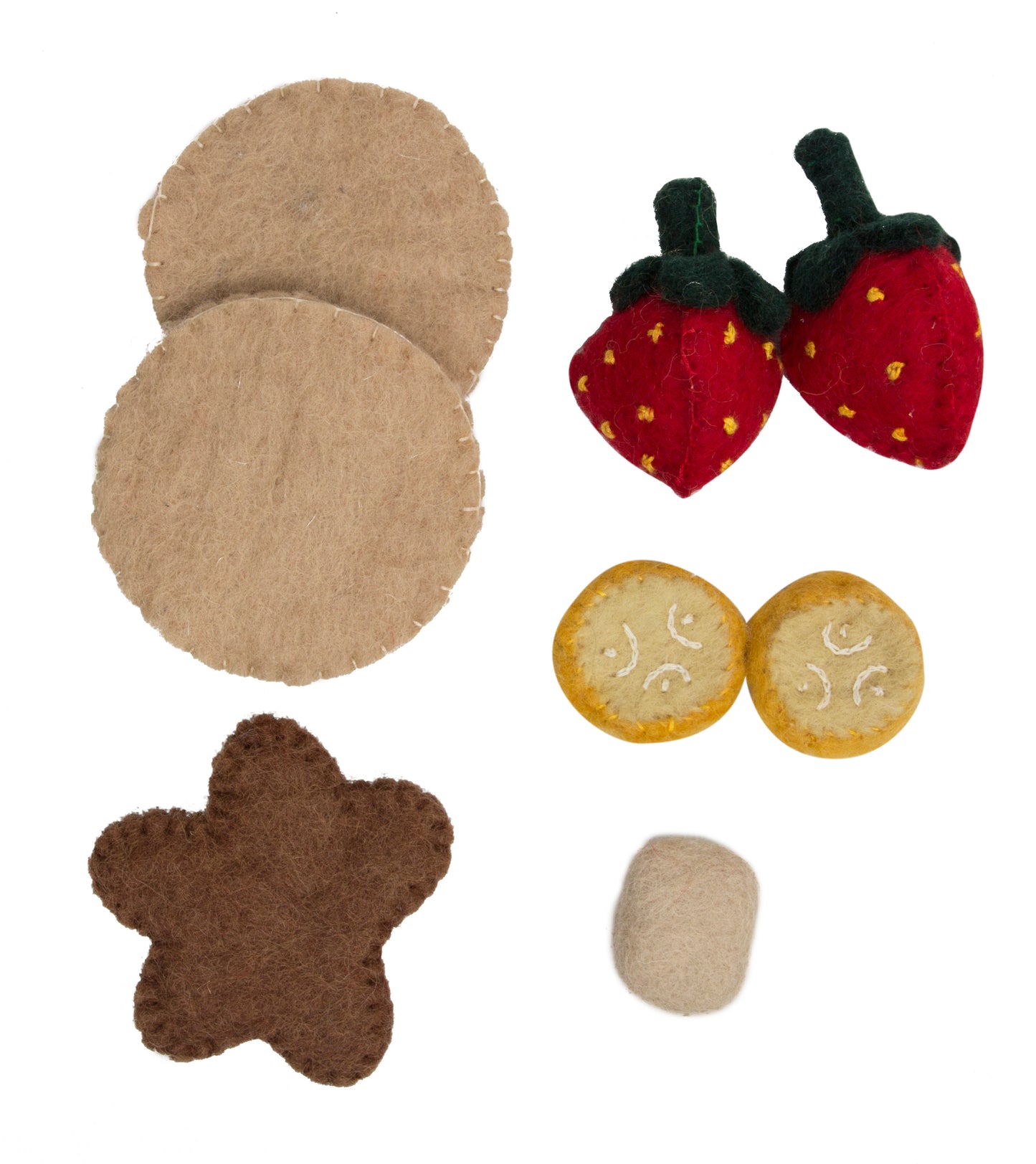 Papoose Toys Felt Pancake Set FINAL CLEARANCE