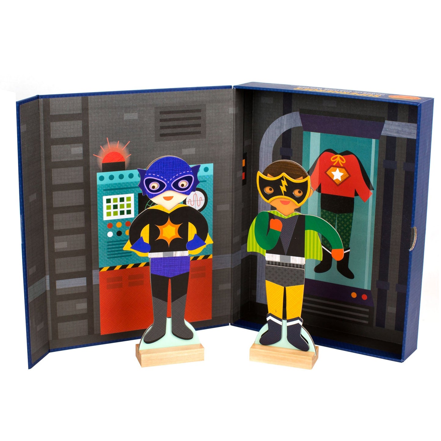 Superheroes Magnetic Dress Up
