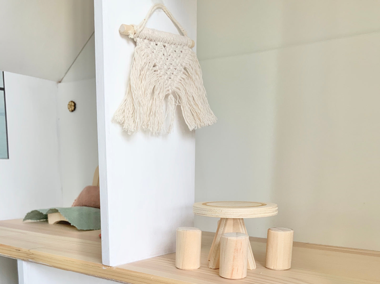 Natural Doll House Furnitures + Accessories