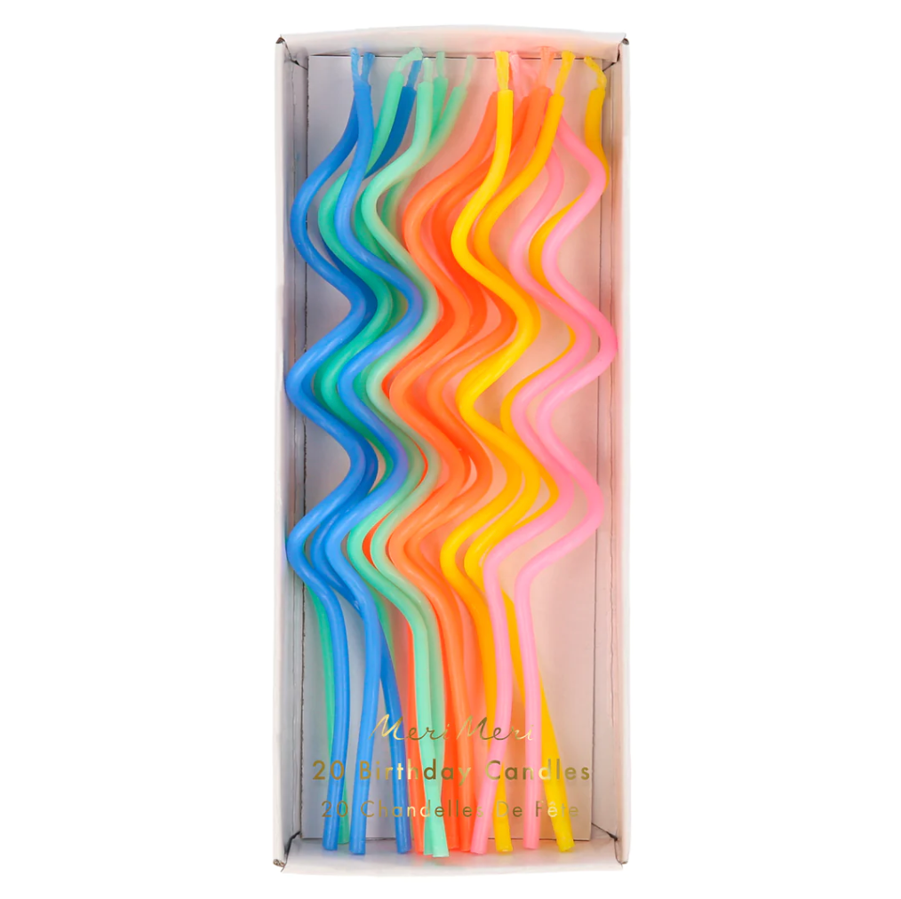 Swirly Candles - Bright